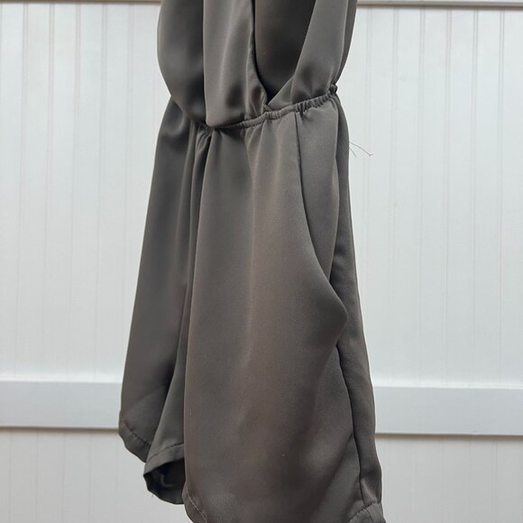 The Impeccable Pig Women's Halter Neck Romper Jumpsuit Gray Summer Outfit Large - Picture 4 of 11